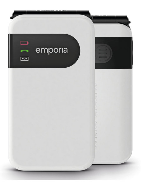 Emporia SIMPLICITYglam.4G 7,11 cm (2.8") Bianco Telefono per anziani