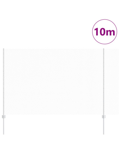 Recinzione con Posto Argento 1,5 x 10 m Acciaio