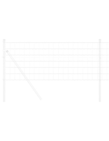 Recinzione Euro 0,8 x 10 m Ferro rivestito in PVC