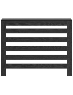 Copertura per radiatori Rovere Nero 104 x 20 x 82 cm