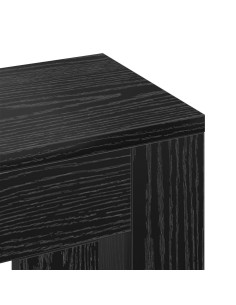 Copertura per radiatori Rovere Nero 205 x 21,5 x 83,5 cm