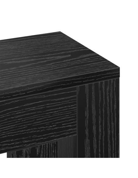 Copertura per radiatori Rovere Nero 205 x 21,5 x 83,5 cm
