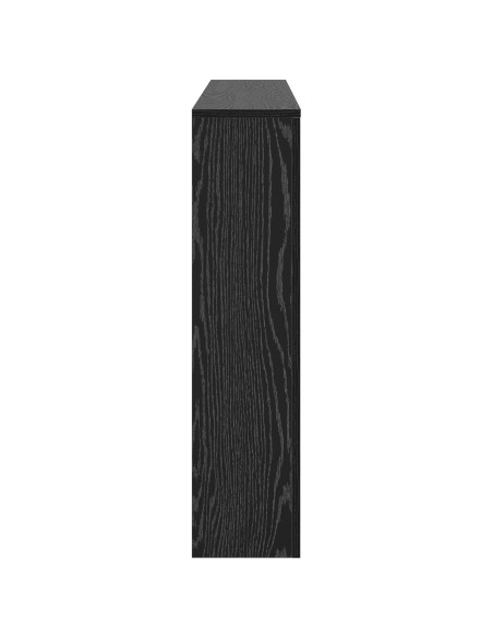 Copri Radiatore in rovere nero 175x20x82 cm in legno laminato