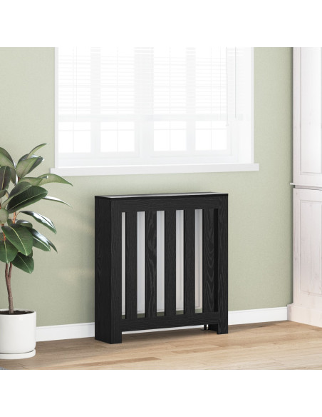 Copertura per radiatori Rovere Nero 78 x 20 x 82 cm