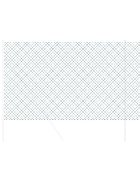 Recinto a Maglie di Chain Verde 1.5x10 m Acciaio
