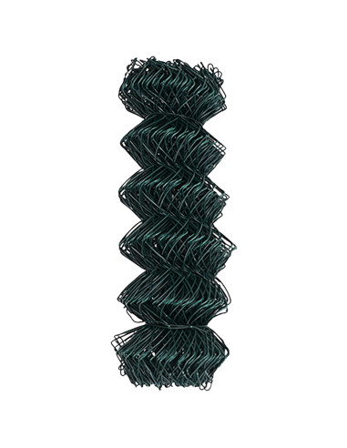 Recinzione a rete metallica Verde 25 x 0,4 m Acciaio