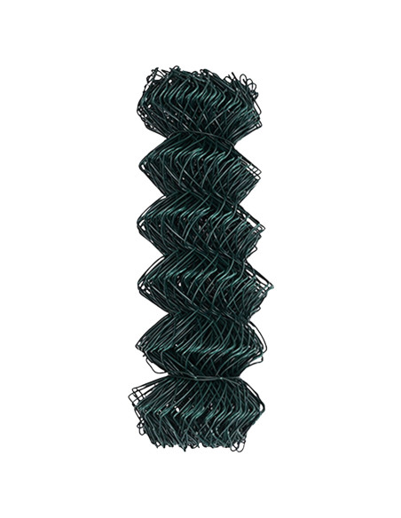 Recinzione a rete metallica Verde 25 x 0,4 m Acciaio