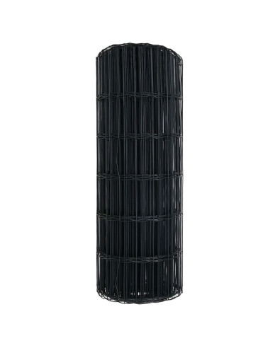 Recinzione Euro Grigio 0,6 x 50 m Ferro rivestito in PVC