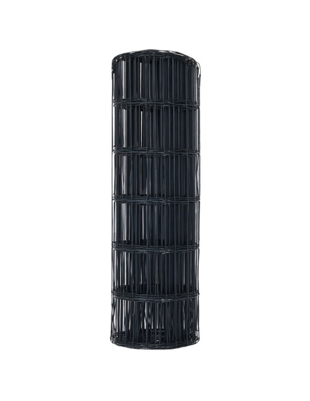 Recinzione Euro Grigio 0,6 x 25 m Ferro rivestito in PVC