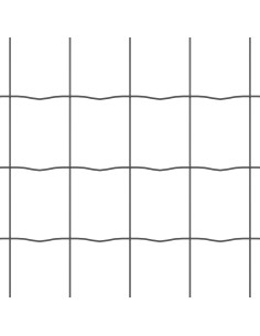 Recinzione Euro Grigio 0.4 x 10 m Ferro rivestito in PVC