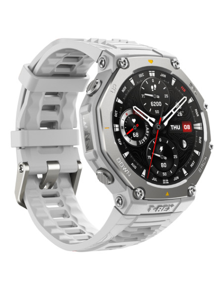 Amazfit T-Rex 3 3,81 cm (1.5") AMOLED Digitale 480 x 480 Pixel Touch screen Acciaio inox GPS (satellitare)