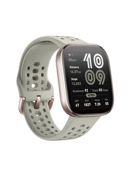 Amazfit Bip 6 Stone 5 cm (1.97") AMOLED Digitale 390 x 450 Pixel Touch screen Oro GPS (satellitare)