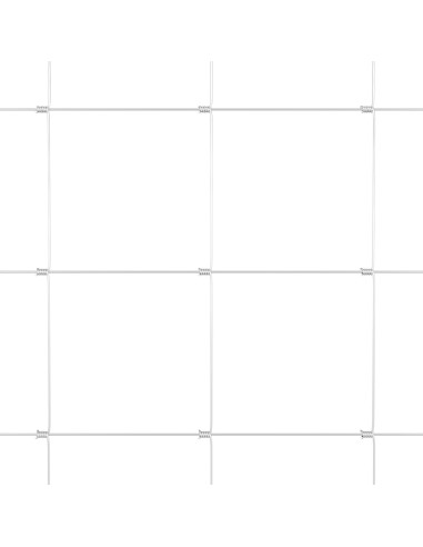 Recinzione da campo Argento 50 x 1 m Acciaio zincato