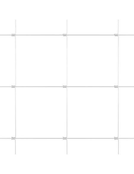 Recinzione da campo Argento 50 x 1 m Acciaio zincato