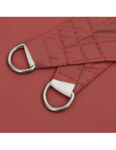 Parasole a Vela Oxford Triangolare 2,5x2,5x3,5 m Terracotta