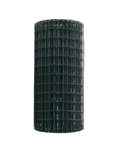 Recinzione Euro Verde 0,8 x 10 m Ferro rivestito in PVC