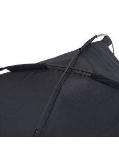 Letto per Cani Nero 63 x 49,5 x 60 cm Acciaio