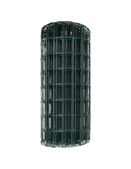 Recinzione Euro Verde 0,8 x 10 m Ferro rivestito in PVC