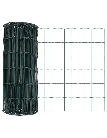 Recinzione Euro Verde 0,4 x 10 m Ferro rivestito in PVC