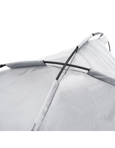 Letto per Cani Grigio Argento 104 x 86 x 84,5 cm Acciaio 2