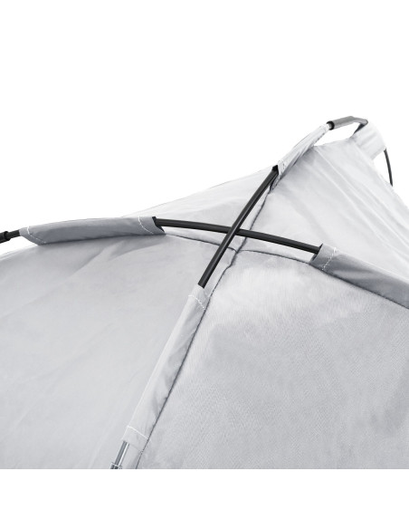 Letto per Cani Grigio Argento 104 x 86 x 84,5 cm Acciaio