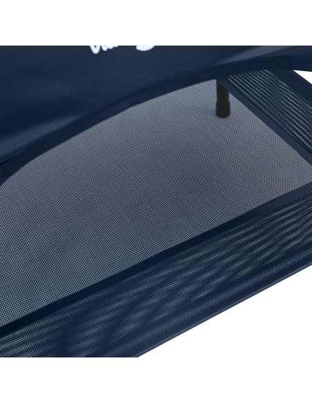 Letto per Cani Blu navy 63 x 49,5 x 60 cm Acciaio