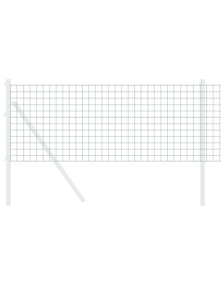 Recinzione Euro Verde 0,8 x 10 m Ferro rivestito in PVC