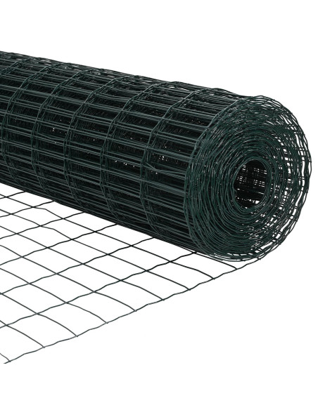 Recinzione Euro Verde 0,4 x 25 m Ferro rivestito in PVC