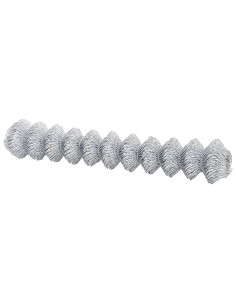 Recinzione a rete metallica Argento 10 x 1,6 m Acciaio zincato 2