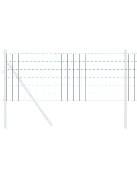 Recinzione Euro Verde 0,8 x 10 m Ferro rivestito in PVC
