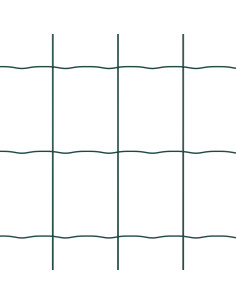 Recinzione Euro Verde 1,4 x 10 m Ferro rivestito in PVC