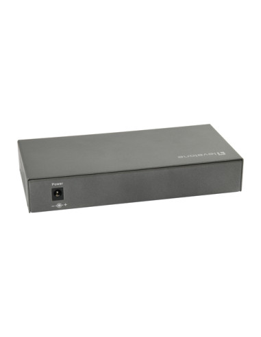 LevelOne GEP-0823 switch di rete Gigabit Ethernet (10/100/1000) Supporto Power over Ethernet (PoE) Nero