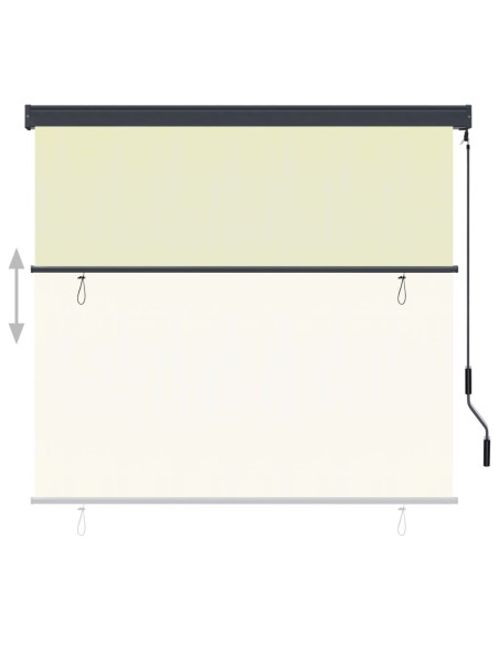 Tenda a Rullo per Esterni 160x250 cm Crema