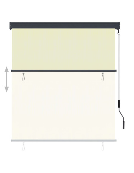 Tenda a Rullo per Esterni 140x250 cm Crema