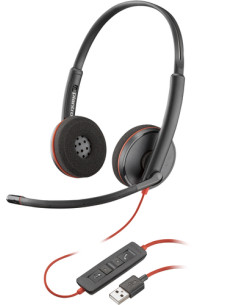 POLY Cuffie Blackwire 3220 stereo USB-A (sfuse)