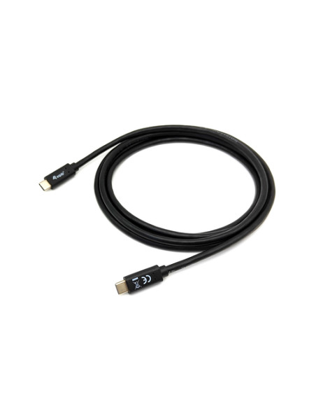 Equip 128347 Cavo USB 3.2 Gen 1 da C a C, M/M, 2,0 m, PD 60W, 5Gbps, nero