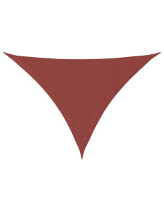 Parasole a Vela Tessuto Oxford Triangolare 3x4x5 m Terracotta