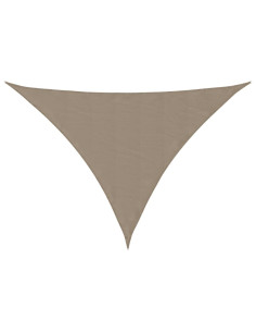 Parasole a Vela Oxford Triangolare 3x4x5 m Grigio Talpa