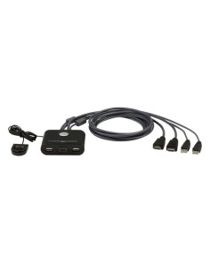ATEN Switch KVM cablato HDMI FHD USB a 2 porte