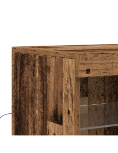 Madia LED Legno vecchio 162 x 37 x 100 cm Legno multistrato