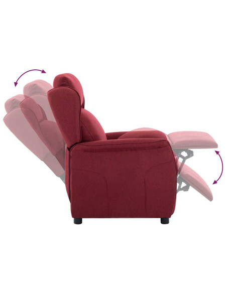 Poltrona Recline  Rosso Vino