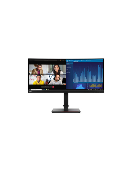 Lenovo ThinkVision P34w-20 LED display 86,7 cm (34.1") 3440 x 1440 Pixel Wide Quad HD Nero