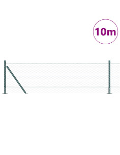 Palo della recinzione Verde 10 x 0,6 m (rete 36 mm) 2