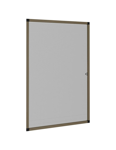 Zanzariera per Finestre Marrone 90x120 cm