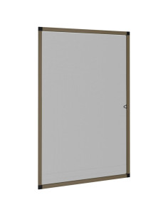 Zanzariera per Finestre Marrone 80x120 cm 2