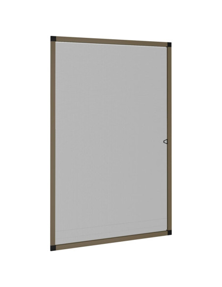 Zanzariera per Finestre Marrone 80x120 cm