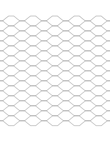 Palo della recinzione Grigio 50 x 1 m (rete 25 mm)