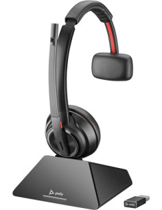 POLY Cuffie monoaurali Savi 8210 DECT 1880-1900 Mhz Top + base di ricarica 2