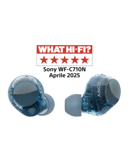 Sony WFC710NL.CE7 cuffia e auricolare True Wireless Stereo (TWS) In-ear Musica e Chiamate USB tipo-C Bluetooth Blu