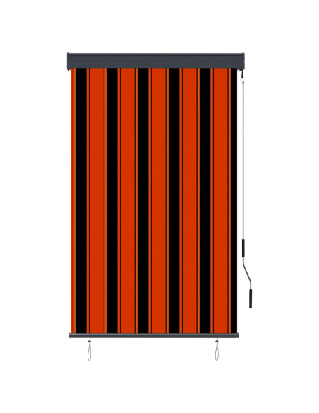 Tenda a Rullo per Esterni 100x250 cm Arancione e Marrone